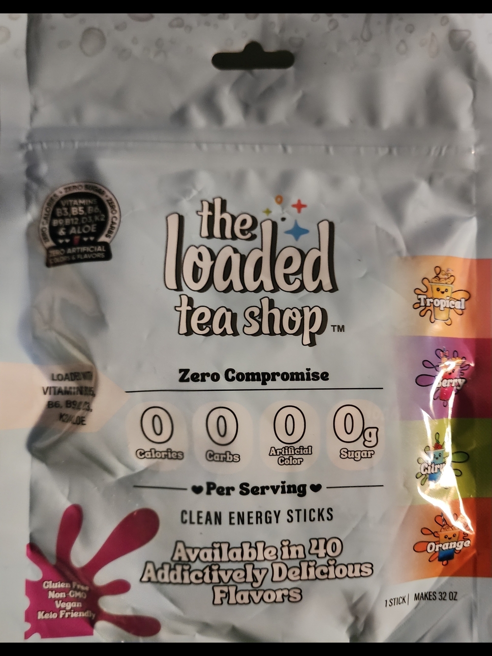 The Loaded Tea Shop Clean Energy Sticks!! TikTok Viral!! 6 Pack Flavor Variety!!